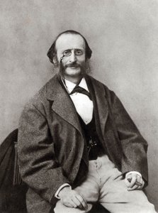 雅克·奥芬巴赫（Jacques Offenbach）肖像1819-1880，约1865年。 作者 不明