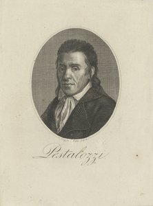 约翰·海因里希·佩斯塔罗齐（Johann Heinrich Pestalozzi）的肖像（1746-1827），1805年。 作者 不明