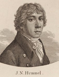 约翰·内波穆克·侯梅尔的肖像（1778-1837）。 作者 不明