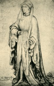 布拉班特公爵约翰四世的肖像，1460-1470年，1943年。 作者 不明