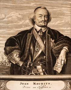 拿骚-锡根亲王约翰·莫里斯的肖像1604-1679，1675年。 作者 不明