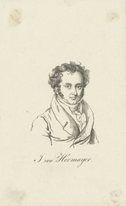 约瑟夫·霍迈尔的肖像，霍滕堡的男爵（1781-1848）。 作者 不明