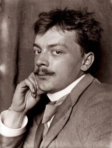 科洛曼·莫泽（Koloman Moser）肖像，1890年。 作者 不明
