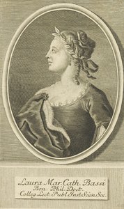 劳拉·巴西（Laura Bassi）肖像1711-1778，1738年。 作者 不明