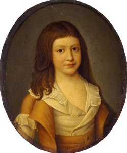 1785-1795年法国皇家王子路易-查尔斯的肖像，1790年代初。 作者 不明