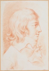 Louis Antoine de Saint-Just 1767-1794年的肖像，约1792年。 作者 不明