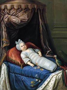 路易十四肖像1638-1715作为婴儿，大约1638年 作者 不明