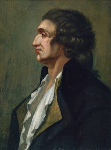 Marie Jean Antoine Nicolas Caritat, Marquis de Condorcet的画像，18世纪下半叶。 作者 不明