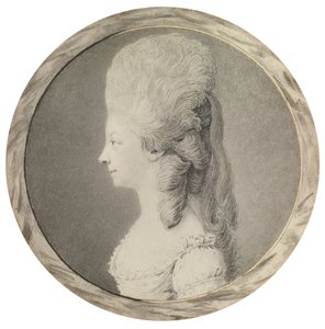 萨沃伊夫人玛丽·路易丝的肖像1749-1792年，兰伯勒公主，十八世纪下半叶 作者 不明