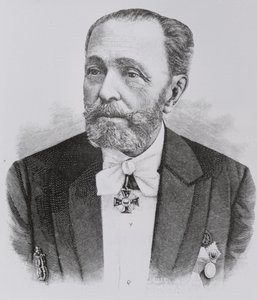 Marius Petipa的肖像1818-1910，1899年 作者 不明