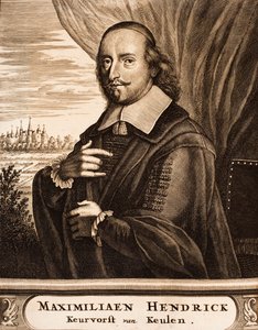 巴伐利亚马克西米利安·亨利的肖像1621-1688年，科隆大主教，1675年。 作者 不明