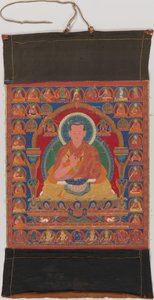 芒钦-桑杰-仁钦的肖像，吴哥寺的第八任住持，16世纪末。 作者 不明