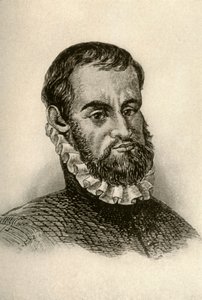 佩德罗·梅嫩德斯·德·阿维莱斯（Pedro Menendez de Aviles）的肖像，展示西班牙服饰，c1570-1580，1937年。 作者 不明