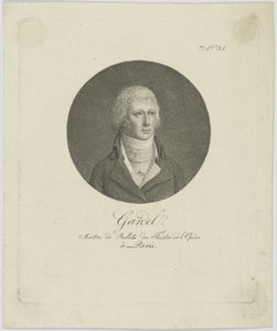 Pierre-Gabriel Gardel肖像1758-1840，c。 1787年。 作者 不明