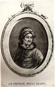 亚历山大·达尼洛维奇·门希科夫亲王肖像1673-1729 作者 不明