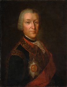 费奥多尔·伊万诺维奇·格利岑亲王的肖像1700-1759年，1750年代 作者 不明