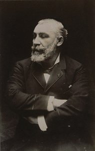 罗多尔夫-朱利安的肖像，1839-1907年，约1890年。 作者 不明
