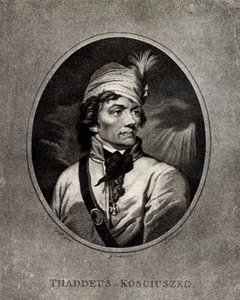 19世纪初的Tadeusz Kosciuszko肖像1746-1817。 作者 不明