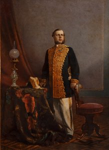 瓦西里·尤里耶维奇·波兹南斯基的肖像1828-1900年，1860年代 作者 不明