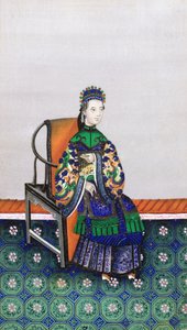 一个中国女人的画像 作者 不明