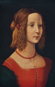 女孩的画像，c1490，c1915 作者 不明