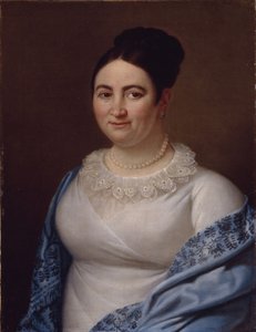 夫人的画像，1855年 作者 不明