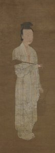 白衣女子的画像：卢美娘，14世纪。 作者 不明