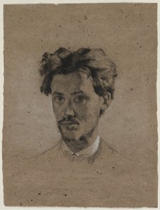 一个年轻人的画像，c。 1865-1875年。 作者 不明