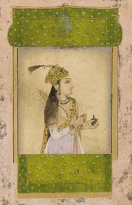 一位女士的画像，17世纪。 作者 不明
