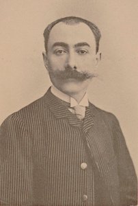 钢琴家和作曲家安德烈-梅萨格1853-1929年的画像。 作者 不明