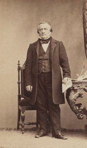 作曲家弗朗兹·拉赫纳的肖像1803-1890年，c。 1850年。 作者 不明
