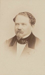 作曲家让·乔治·卡斯特纳（Jean-Georges Kastner）的肖像1810-1867。 作者 不明