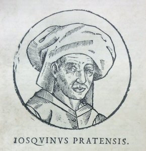 作曲家Josquin des Prez的肖像，c。 1610 作者 不明
