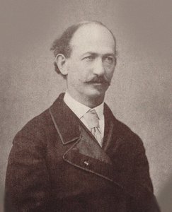 作曲家莫里斯-斯特拉科什的肖像，1825-1887年，约1870年。 作者 不明