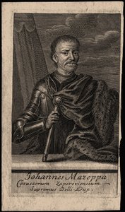 Hetman Ivan Mazepa的肖像1639-1709，十八世纪初。 作者 不明