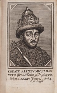 俄罗斯沙皇亚历克西斯一世的肖像米哈伊洛维奇1629-1676出处：俄罗斯现况塞缪尔·柯林斯，1664年 作者 不明