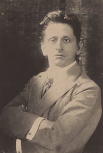 作曲家亚历山大·冯·泽姆林斯基的肖像1871-1942年。 作者 不明