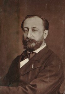 作曲家卡米尔-圣桑的肖像，1835-1921年，1880年。 作者 不明