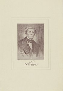 作曲家卡尔·罗意威（Carl Loewe）的肖像1796-1869。 作者 不明