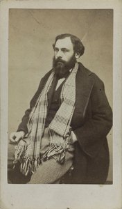 作曲家Ferdinand Poise 1828-1892的肖像，约1875年。 作者 不明