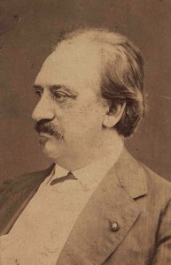 作曲家弗里德里希-冯-弗洛托的肖像，1812-1883，约1880。 作者 不明