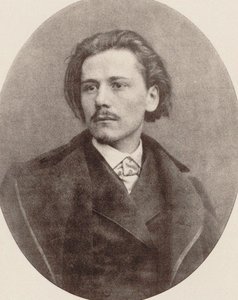 作曲家Jules Massenet 1842-1912的肖像，1880年。 作者 不明