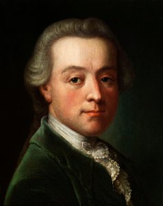 作曲家沃尔夫冈·阿玛迪乌斯·莫扎特的肖像1756-1791，c。 1789年 作者 不明