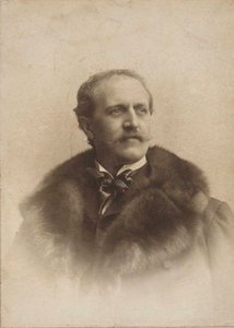指挥家和作曲家汉斯-温德斯坦的肖像，1856-1925年，约1900年。 作者 不明