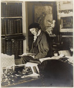 戏剧家维克多-萨杜的肖像，1831-1908。 作者 不明