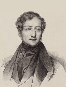 钢琴家和作曲家Sigismund Thalberg 1812-1871年的肖像。 作者 不明