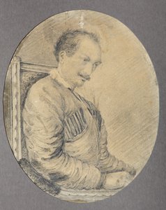 诗人肖像，十进制主义者伯爵亚历山大·奥多耶夫斯基1802-1839年，1837-1839年 作者 不明
