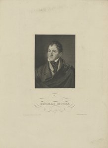 诗人托马斯·摩尔（Thomas Moore）的画像，1779-1852年，1830年代。 作者 不明