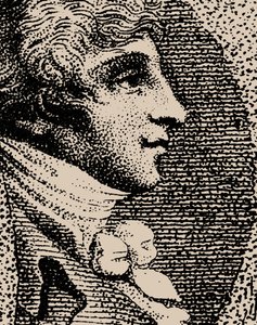 小提琴家和作曲家Feliks Janiewicz 1762-1848年的肖像。 作者 不明