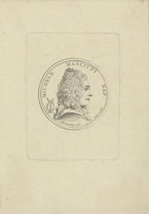 小提琴家和作曲家米歇尔·马西蒂（Michele Mascitti）的肖像1663-1760，1726年。 作者 不明